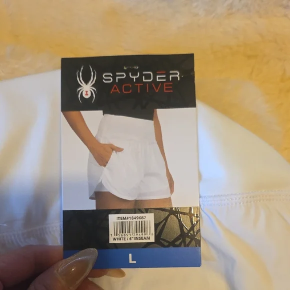 Spyder Women's Athletic White Shorts - Picture 7 of 7
